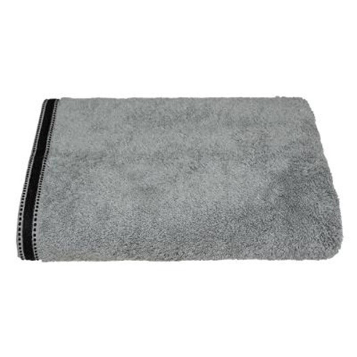 Drap de bain 100x150cm Joia gris pour votre rituel spa à la maison