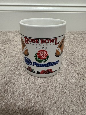 Vintage Penn State 1995 Rose Bowl Coffee Mug 1994 Perfect 11-0 Season Schedule