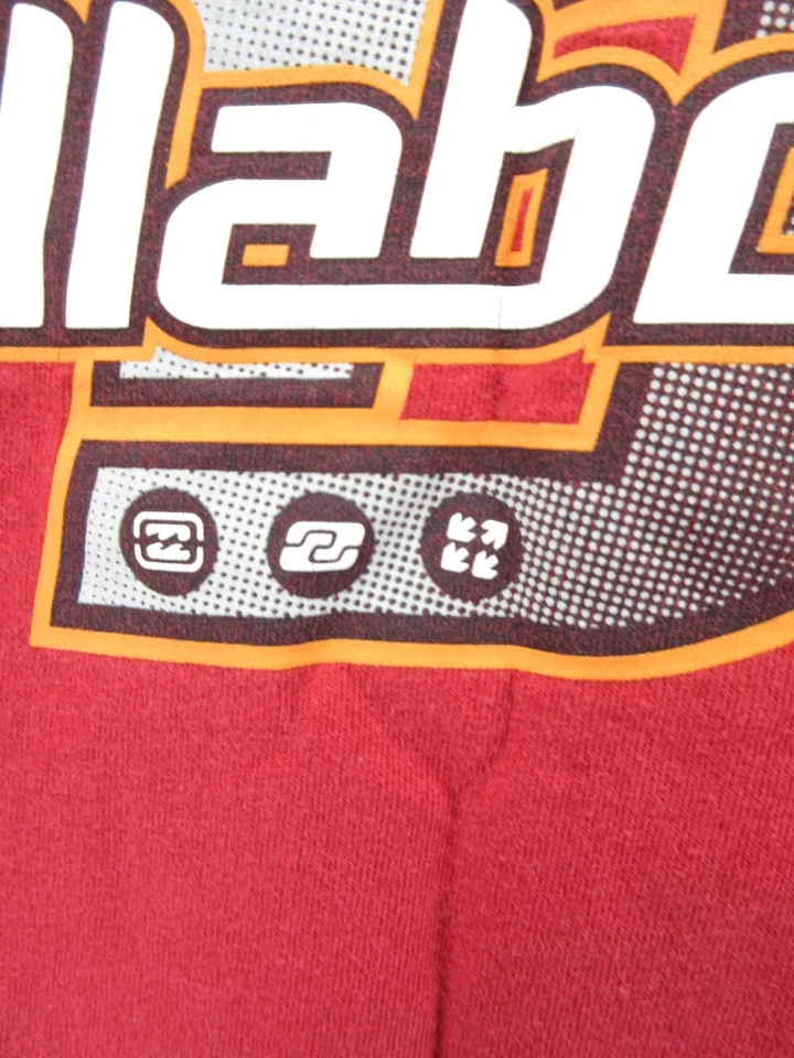 VINTAGE Billabong Shirt Boys XL Red Pullover Graphic Surf Skate Tee Y2K Crewneck - Image 4 of 4