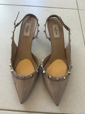 Valentino Rockstud Kitten Heel Size 41.5 RRP $1810