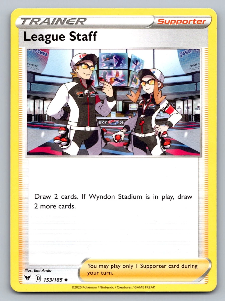 League Staff Pokémon TCG Cards for sale | eBay