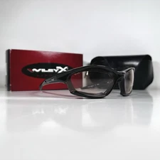 New Wiley X JP-4 Light Adjusting Sunglasses Safety Gloss Black Frame