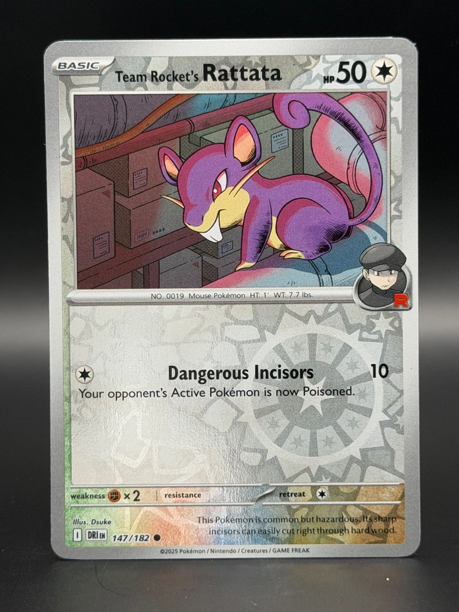 Team Rocket's Rattata Pokémon TCG Cards for sale | eBay