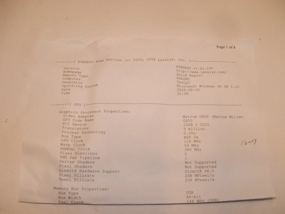 Matrox G450 Dual Head   16MB AGP 4X   Video Card G45MDHA16DOE6F - Image 4 of 4