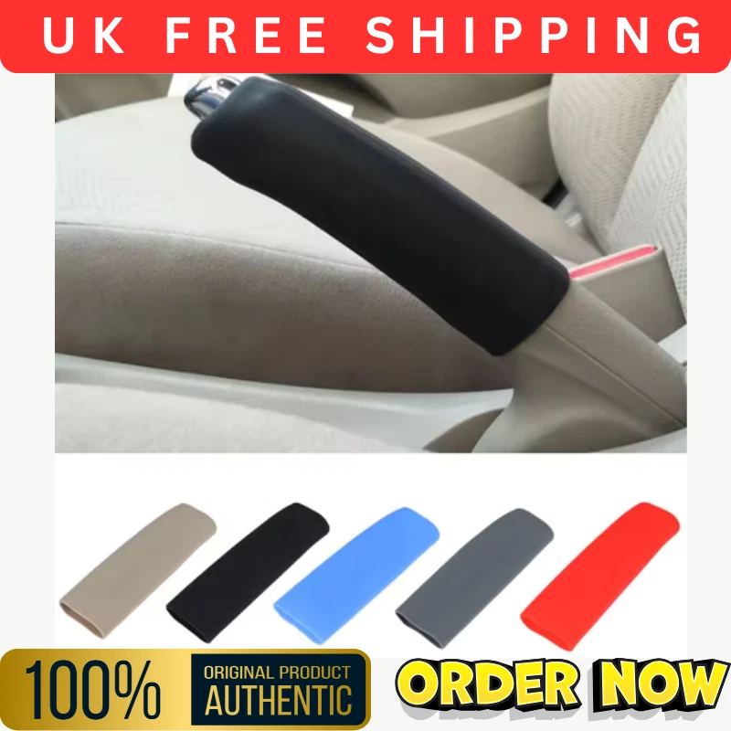 Car Handbrake Cover, Silicone Handle Grip Protector, Anti-Scratch Brake