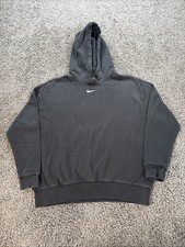Nike Hoodie Womens Medium Center Swoosh Black Embroidered Swoosh Dj7668-010