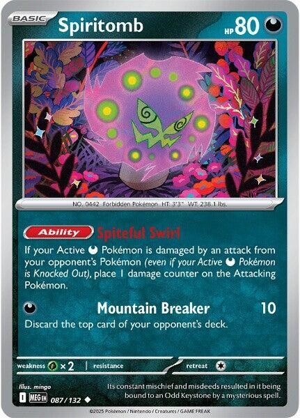 Spiritomb - 087/132 Uncommon ME01: Mega Evolution 087/132 NM
