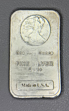 Highland Mint (HM) 1 Troy Ounce Walking Liberty Silver Bar 85.00 per troy oz