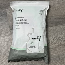 Motif Medical Breastmilk 6 oz Single Use Storage Bags BPA Free 100 count NEW