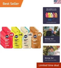 On-the-Go 24-Count  Energy Gels - Assorted Flavors, Gluten-Free, Dairy-Free
