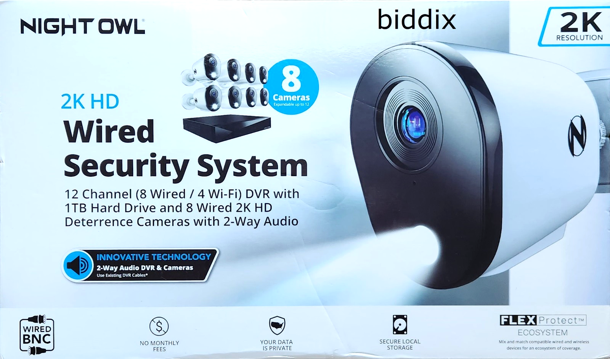 Owl Security Cameras Night Owl Way Audio Camera Security System