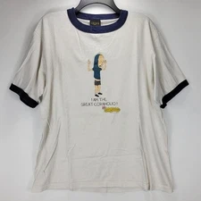 Beavis And Butthead I Am Cornholio Vintage Y2K MTV TV Promo Ringer Shirt Mens XL