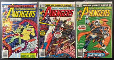 #ad #ad The Avengers Vol. 1 #194 196 Marvel Comics: 1980. *Lot of 3 * Taskmaster $75.00