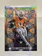 Nico Iamaleava 2024 Bowman's Best Elements of the Game Refractor Tennessee QB1