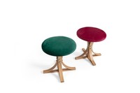 Designer 2X Hocker Komplett Einrichtung Modern Wohnzimmer Luxus MöBel