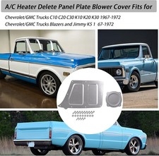 Ac Delete Panel Plate Blower Cover Fits 1967-72 Chevroletgmc Trucks Wbolt Nut