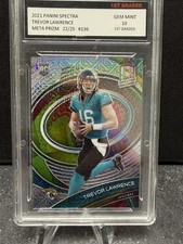 Trevor Lawrence 2021 Spectra  META PRIZM Rookie Card #136 22/25 Jaguars