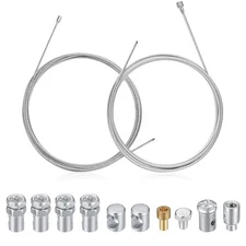 Universal Motorcycle Emergency Throttle Clutch Brake Cable Repair Kit, Road 