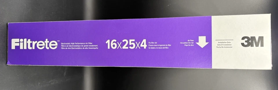 3M Filtrete 1550 MERV 12 Allergen Bacteria & Virus Deep Pleat Filters 16x25x4 - Image 2 of 4