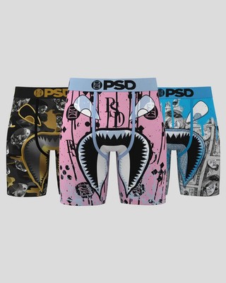 PSD 3er Pack Warface Vibes Boxershorts 7'' Innennaht Slips - Shorts - Neu Versiegelt
