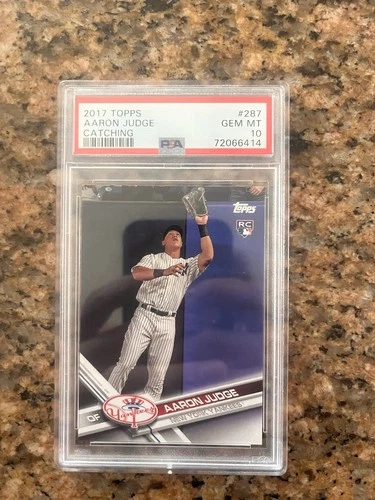 2017 Topps Aaron Judge #287 Rookie PSA 10 New York Yankees Baseball Card