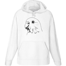 'Budgie Side View' Adult Hoodie / Hooded Sweater (HO048928)