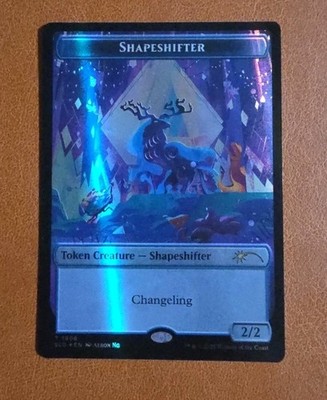 NM Double Rainbow Foil Shapeshifter Token SLD #1906 