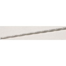 Zoro Select 2Cec6 Tag Wire, Stainless Steel, Pk100,  2Cec6