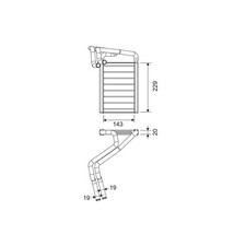 Wärmetauscher Innenraumheizung VALEO 811648 für Kia Hyundai Sportage III IX35