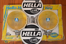 Nos Vintage Hella 160 Yellow Fog Lights Wcovers 160mm Full Set Porsche Bmw 2002 Nos Vintage Hella 160 Yellow Fog Lights Wcovers 160mm Full Set Porsche Bmw 2002