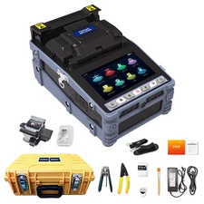 New Model Fiber Optical SM MM Fusion Splicer Six Motor Core Alignment Fiber Spli