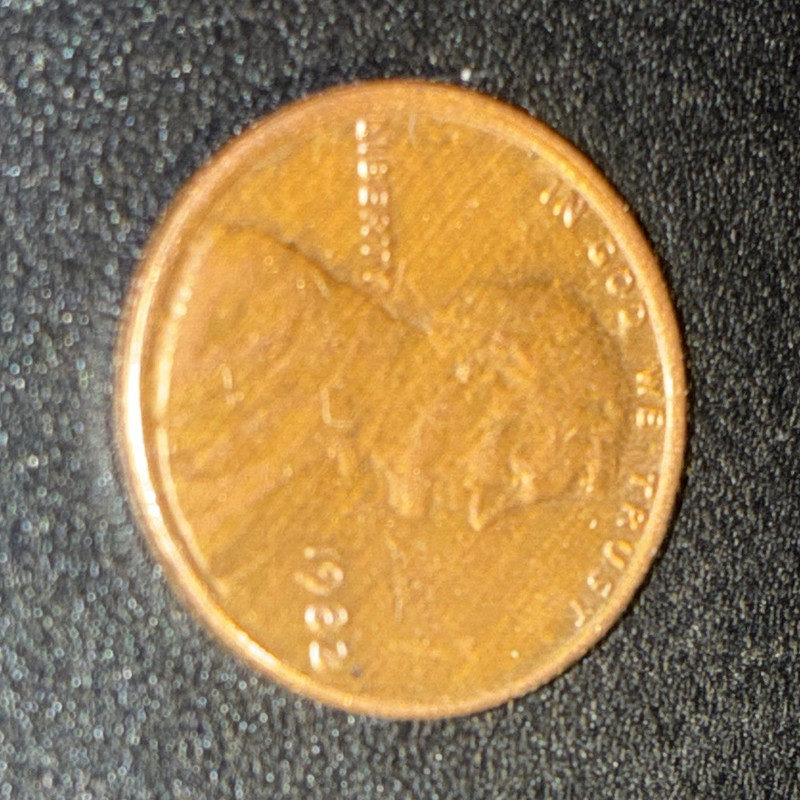 1982  Rare no mint mark edge error Lincoln Memorial Small Cent BN Copper  KM#201