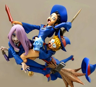 Jetstream Little Witch Academia 1/10 Akko Lotte Sucy Garage Kit 3pcs Set