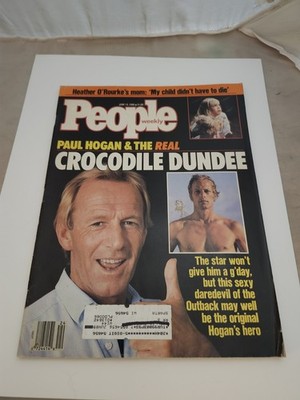 People Magazine June 13 1988 Paul Hogan & The Real CROCODILE DUNDEE, H.O'Rourke 