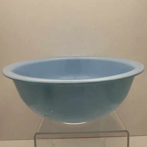 Vintage Pyrex Dish MOODY BLUES 9.75" Blue Mixing Bowl 325 2.5L Clear Bottom