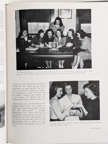 1947 College of St. Catherine Yearbook, La Concha - Saint Paul, Minnesota - Picture 5 of 12