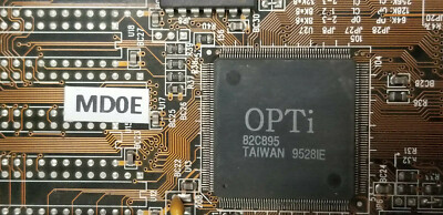 Opti Motherboard, Intel 80486 SX2 50MHz CPU & 32MB RAM DOS Retro