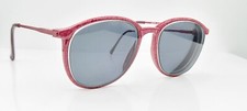 Vintage Polaris Carbon 22 Pink Marble Oval Sunglasses Japan FRAMES ONLY