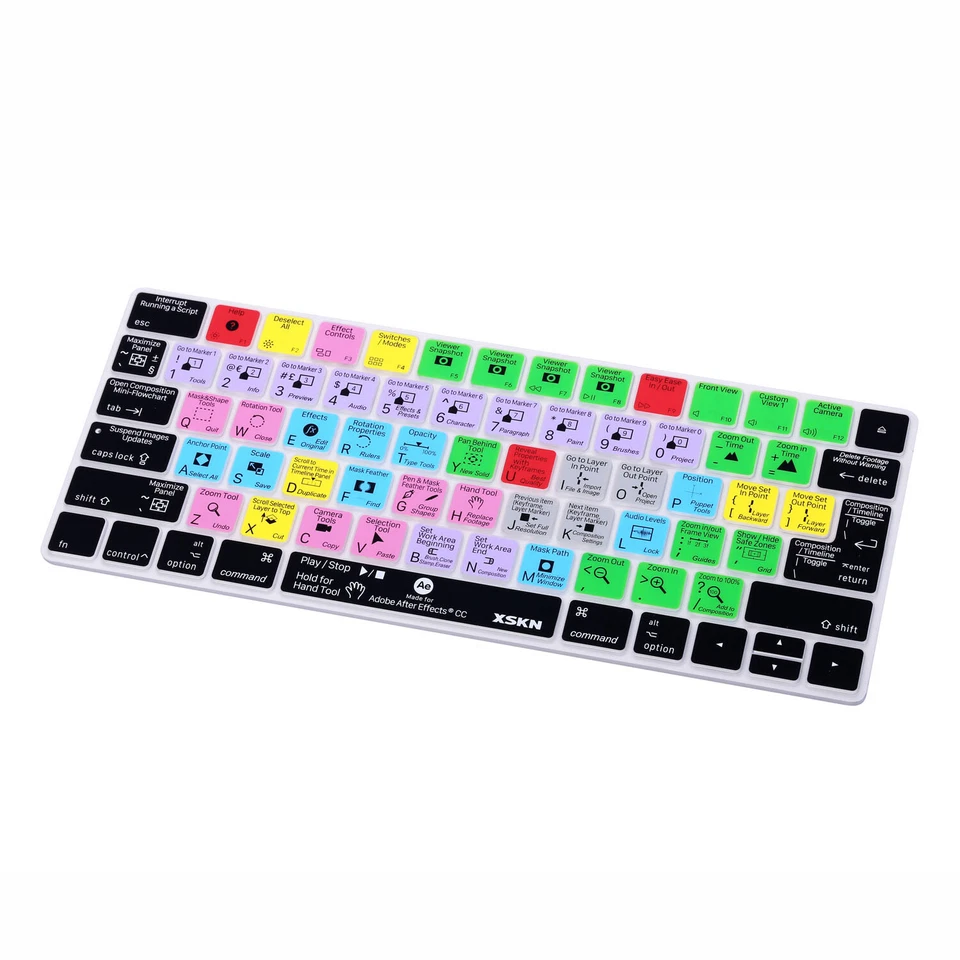 XSKN After Effects Shortcuts Keyboard Cover for Apple Magic Keyboard A1644 US/EU - Image 4 of 4