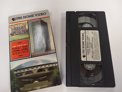 VHS PBS Home Video : Three Write Eras  Frank Lloyd Write Documentary 1916-1956