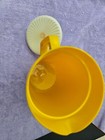 Pitcher Tupperware One Quart Bright Yellow NO Lid #874-13 used — photo 3