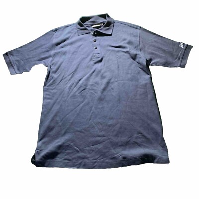 Jim Beam Polo Shirt Mens 2XL Blue Bourbon Whiskey Kentucky Golf Bar Spirit