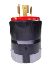 Eaton Arrow Hart AHCL1620P Red Color Coded Ultra Grip Plug L16-20P