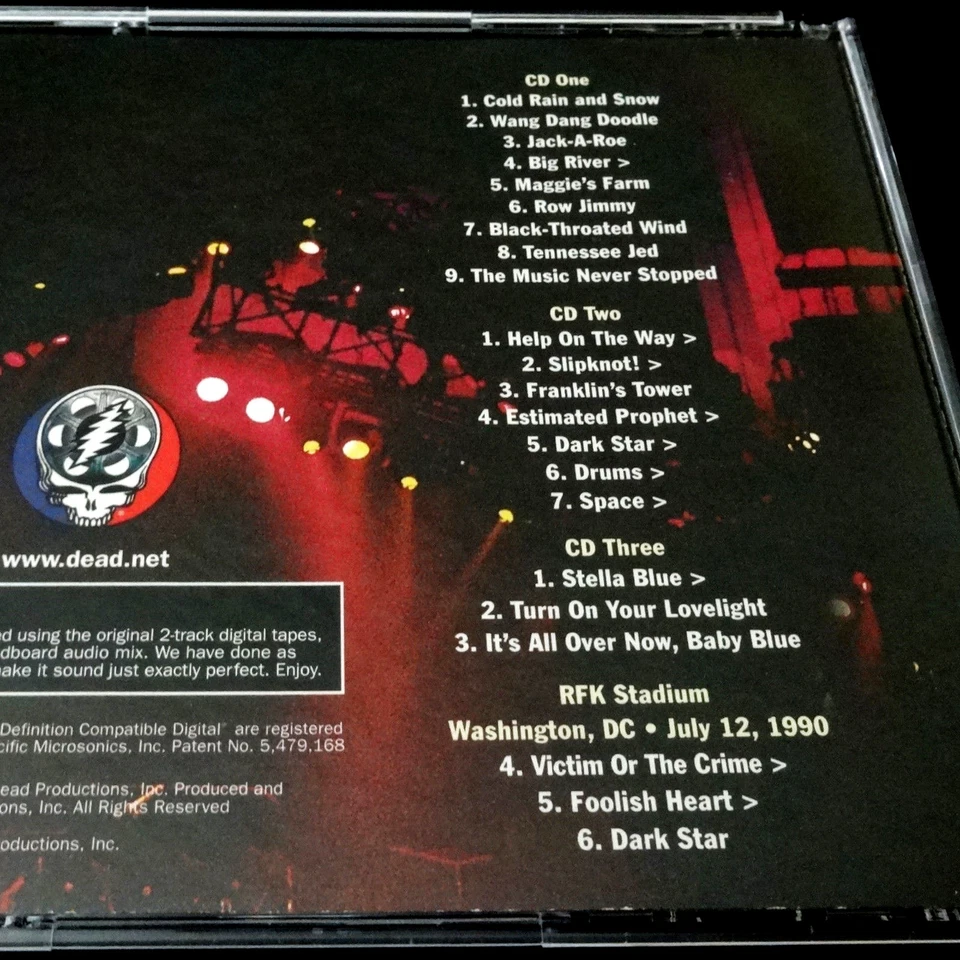 Grateful Dead View From The Vault II Soundtrack 2 Two RFK 6/14/1991 7/12/90 3 CD - Image 3 of 4