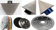 1 1/2" 2" 3-1/4" Diamond Chamfer Bits granite Porcelain Marble polish pad Blade