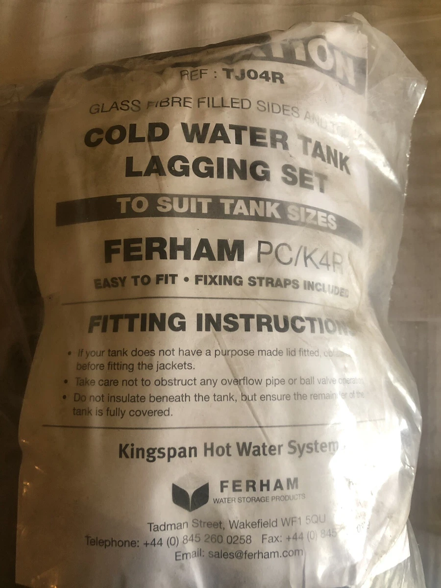 Titan Plastech TJ04R Ferham Cold Water Tank Lagging Set Insulation PC4R/K4R  | eBay