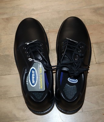 MENS DR SCHOLLS SHOES 13 W CAREER BLACK GEL  COMFORT SLIP RESISTANT EUC Dr Scholl main image 2