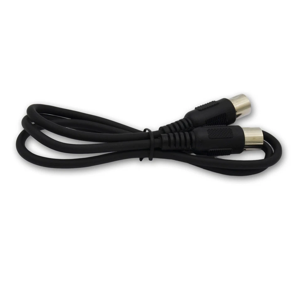 4, MIDI Cable 3 ft Male to Male 5 Pin DIN Plugs RoHS 4 Pack Lot Black 3 Feet New - Image 4 of 4