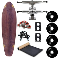 Moose Longboard Complete 9.75" x 36.75" Kicktail Purple