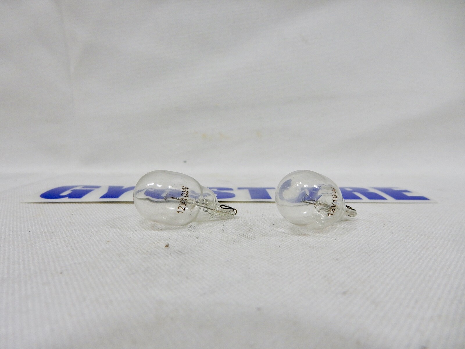 2-Pack Turn Signal Light Bulbs For 50cc/150cc GY6 Scooters - 12V, 10W, Clear (Part #61481)